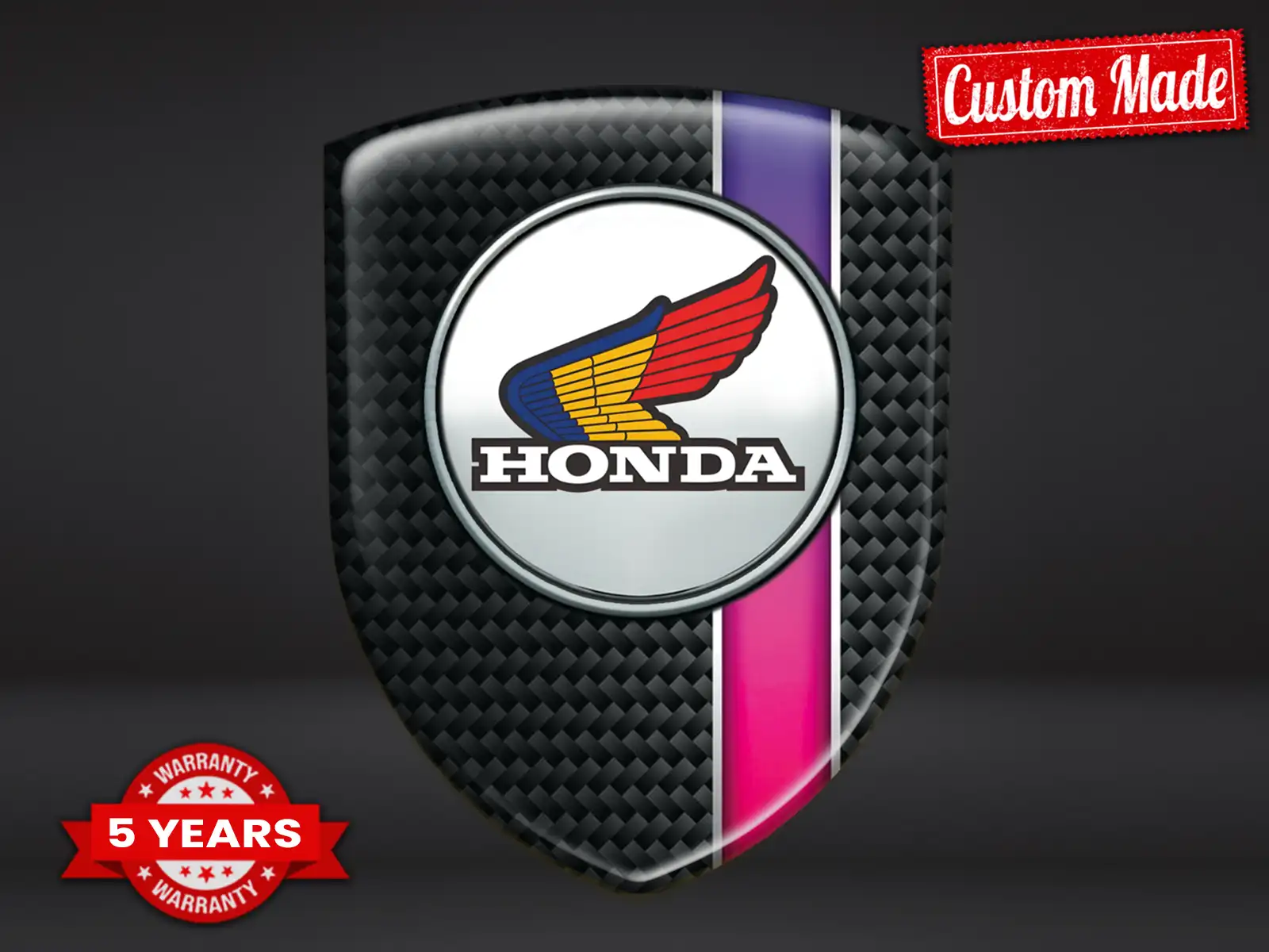 Honda Emblemas Auto Personalizados Resistentes Universal